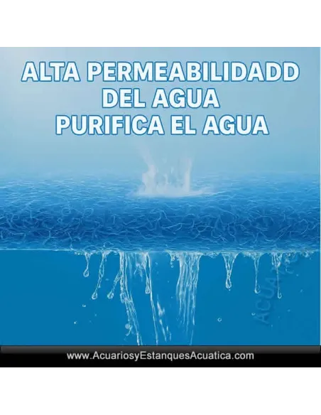 Esponja Filtrante Japones Acuario Estanque 50X50X4