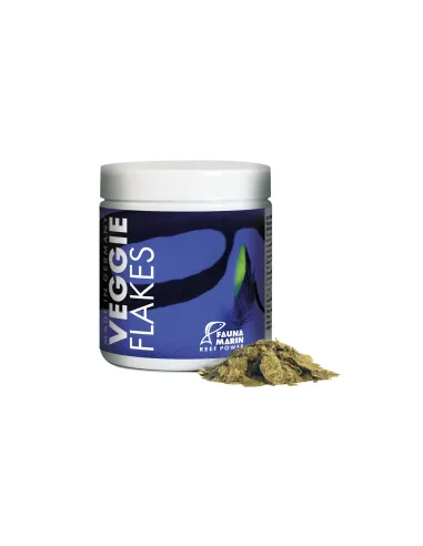 Comida para Peces Marinos en escamas Fauna Marin VEGGIE MARINE FLAKES