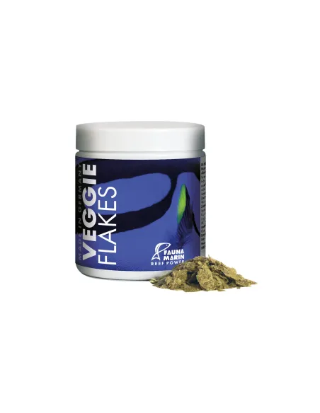 Comida para Peces Marinos en escamas Fauna Marin VEGGIE MARINE FLAKES
