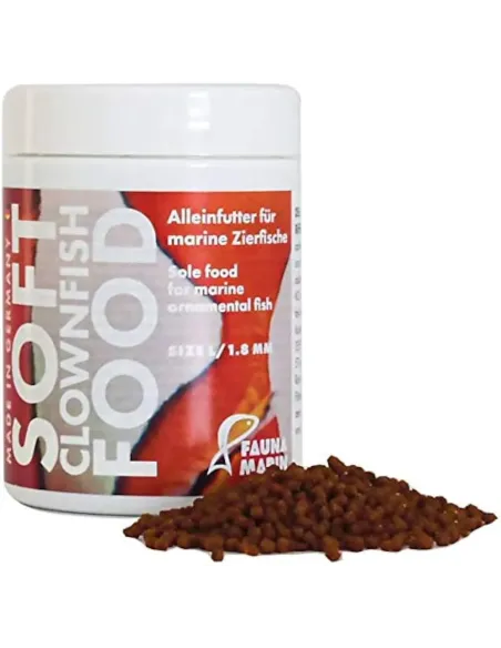 Comida para Peces Marinos FAUNA MARIN Soft Clownfish Food L