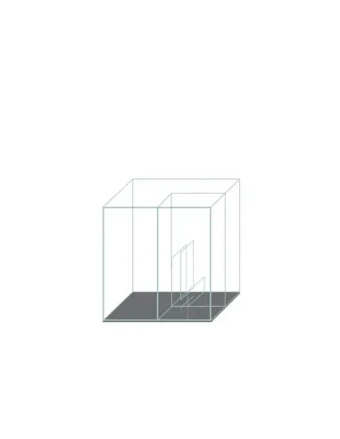 NANO ACUARIO MARINO BLAU OPEN REEF CUBO 91L Completo