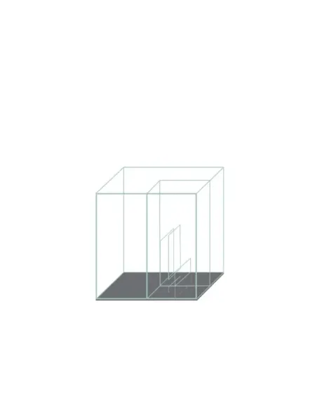 NANO ACUARIO MARINO BLAU OPEN REEF CUBO 91L Completo