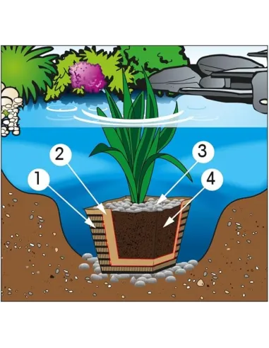 Sustrato para plantas de Estanque Ubbink 10L