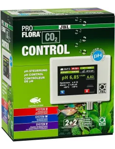 JBL PROFLORA CO2 Control, Ordenador de medición y Control, adición automática de CO2 y Control de pH, Incluye Accesorios