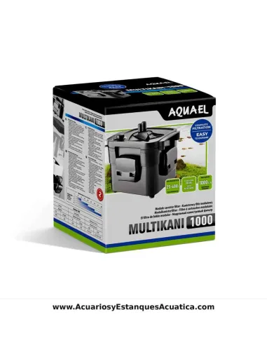Filtro externo para acuario Aquael Multikani 1000