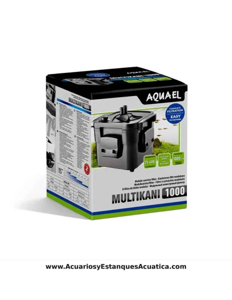 Filtro externo para acuario Aquael Multikani 1000