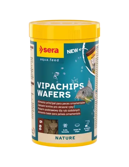 Alimento peces de Fondo Sera Vipachips Wafers