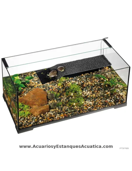 Terrario acuático con filtro para tortugas Exo Terra Turtle Haven 90x45 cm