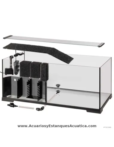 Terrario acuático con filtro para tortugas Exo Terra Turtle Haven 90x45 cm