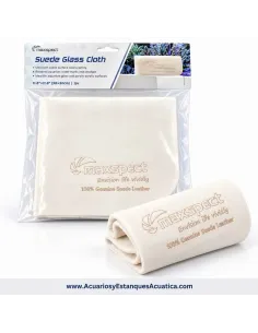 Paño gamuza 30x30 para acuarios Maxspect Suede Glass Cloth