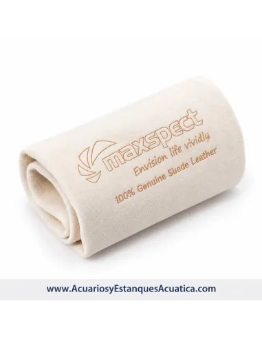 Paño gamuza 30x30 para acuarios Maxspect Suede Glass Cloth