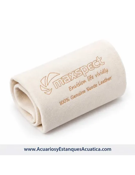 Paño gamuza 30x30 para acuarios Maxspect Suede Glass Cloth
