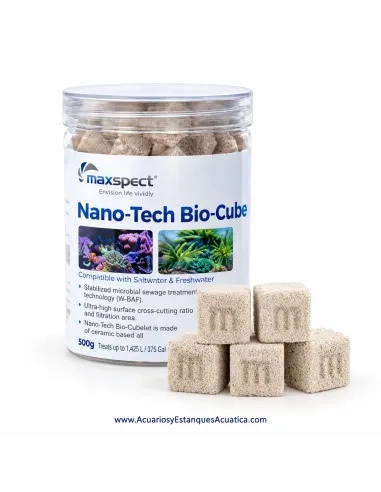 Maxspect NANO TECH BIO CUBELET material filtrante Acuario