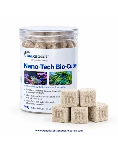 Maxspect NANO TECH BIO CUBELET material filtrante Acuario