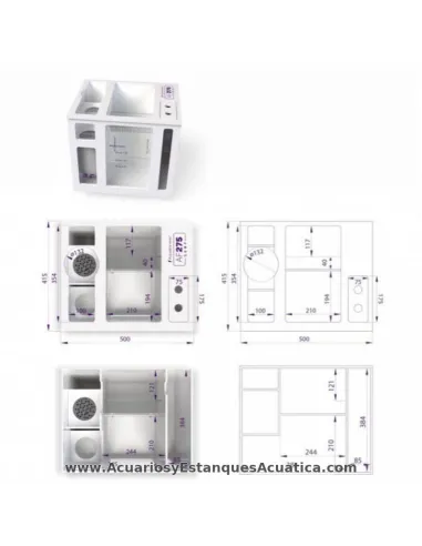 Acuario marino completo 435 litros AF Ocean Guard