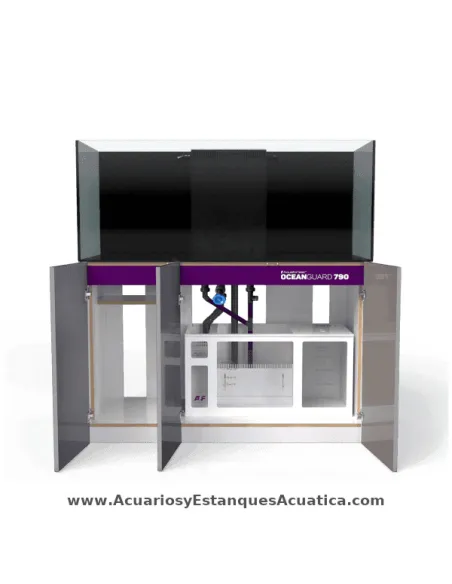 Acuario marino 790 litros con sump Ocean Guard