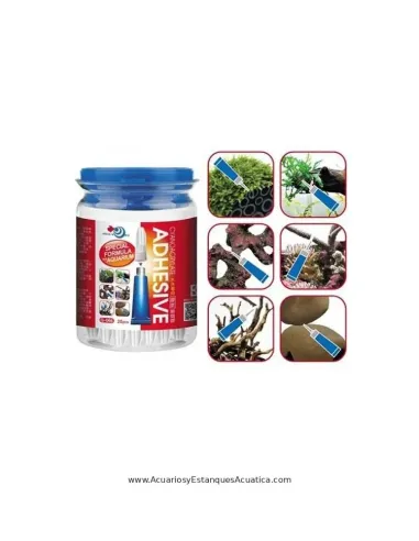 Pegamento para Acuario Aqua World Glue 5 g Cianoacrilato Aquascaping