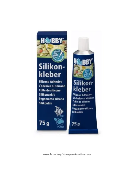 Silicona Negra para Acuario HOBBY Silikonkleber 75 g