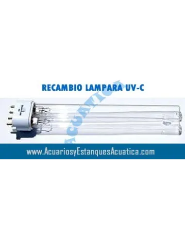Lampara recambio 24w 4 pines PL UV-C ultravioleta