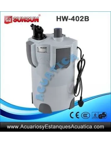 SUNSUN HW-402B + UV FILTRO ACUARIOS EXTERNO