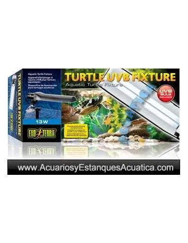 EXO TERRA TURTLE UVB FIXTURE LUZ 11W TORTUGAS