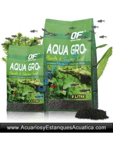 OF AQUA GRO SUSTRATO GRAVA ACUARIOS