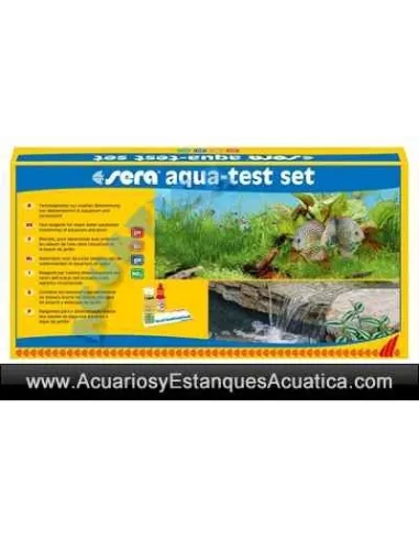 SERA AQUA TEST SET KIT ACUARIO ESTANQUE DULCE