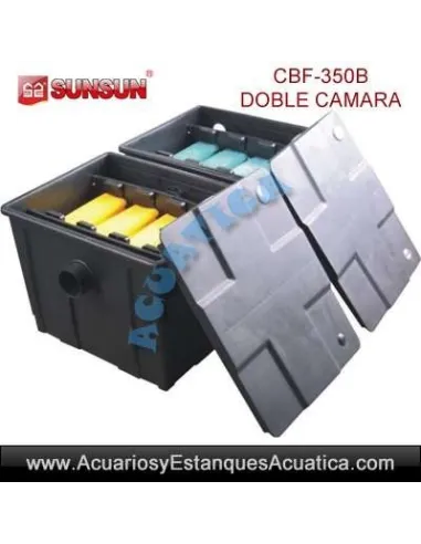 SUNSUN CBF-350B FILTRO DE GRAVEDAD CAJA PARA ESTANQUES