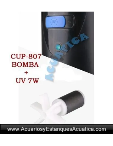 GRECH CUP-807 7W UV ULTRAVIOLETA CON BOMBA