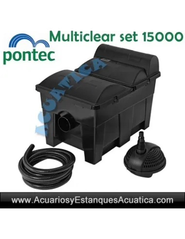 PONTEC MULTICLEAR SET DE FILTRACIÓN PARA ESTANQUES