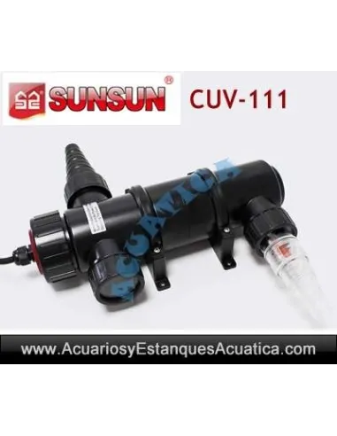 SunSun CUV-111 Clarificador de agua para estanques 11W, filtro UV