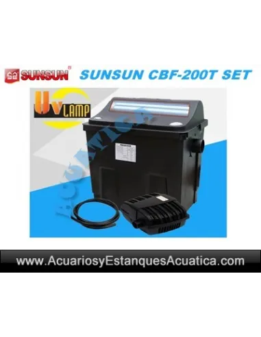 SUNSUN CBF-200T SET FILTRACION ESTANQUES