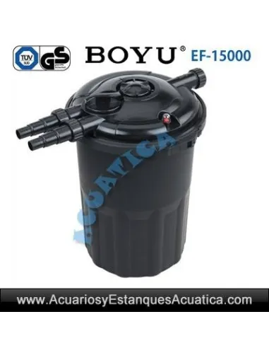 BOYU EF-15000 FILTRO A PRESIÓN ESTANQUES