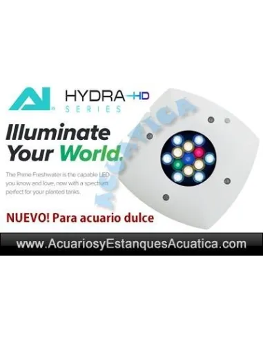 AQUAILLUMINATION AI PRIME HD 55W PANTALLA LED ACUARIO MARINO