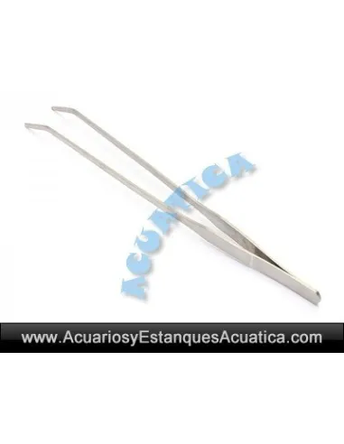 PINZA ACERO CURVA AQUASCAPING ACUARIO