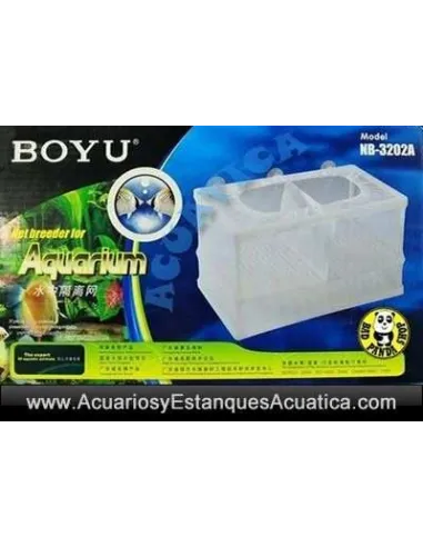 BOYU NB-3202A PARIDERA MALLA DOBLE ACUARIO