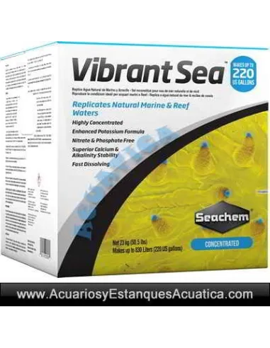 SEACHEM VIBRANT SEA SALT SAL PARA ACUARIOS