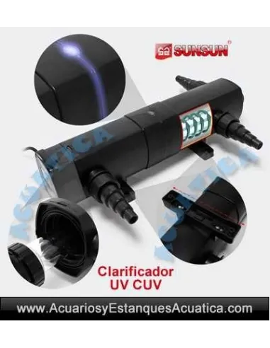 SUNSUN CUV-236 CLARIFICADOR UV ACUARIOS ESTANQUES