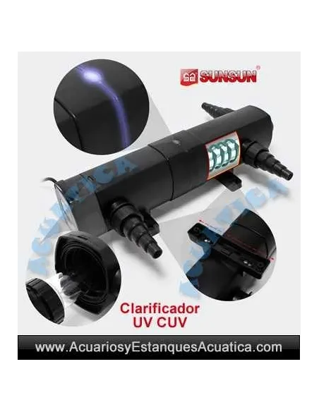 SUNSUN CUV-236 CLARIFICADOR UV ACUARIOS ESTANQUES