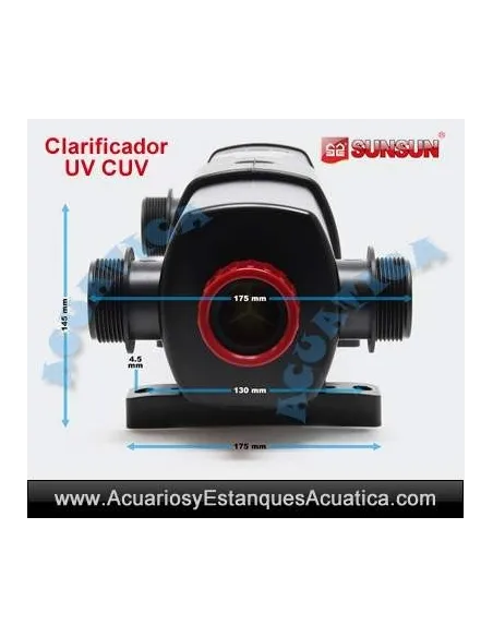 SUNSUN CUV-236 CLARIFICADOR UV ACUARIOS ESTANQUES