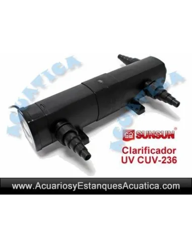 SUNSUN CUV-236 CLARIFICADOR UV ACUARIOS ESTANQUES