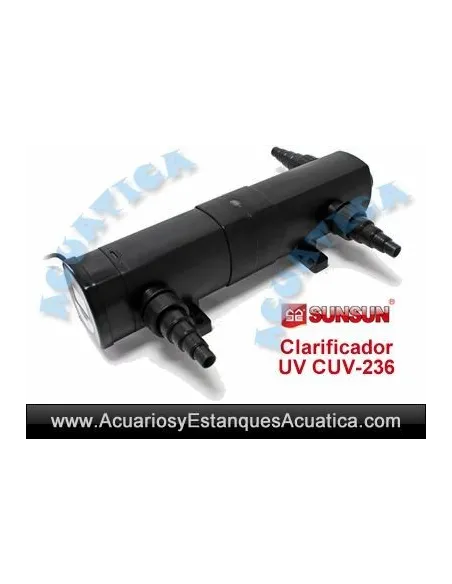 SUNSUN CUV-236 CLARIFICADOR UV ACUARIOS ESTANQUES