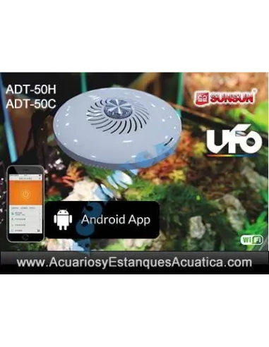 SUNSUN UFO ADT-50H LED 48W PANTALLA LED ACUARIO MARINO