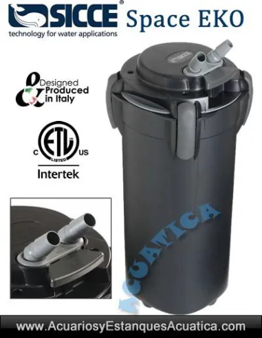 SICCE SPACE EKO FILTROS EXTERIORES ACUARIOS