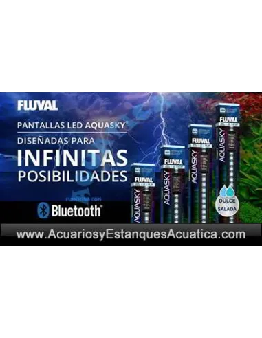 PANTALLAS FLUVAL AQUASKY LED ACUARIOS