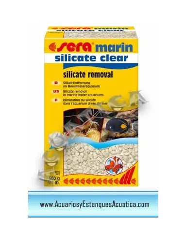 SERA MARIN SILICATE CLEAR MATERIAL FILTRANTE ACUARIOS MARINOS