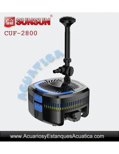 SUNSUN CUF-2800 FILTRO SUMERGIBLE ESTANQUES