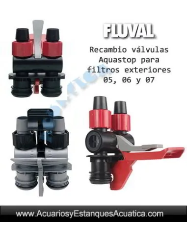 RECAMBIO FILTRO FLUVAL 05, 06 Y 07 VALVULA CONEXIÓN