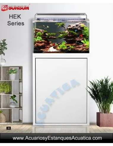 ACUARIO CON MESA SUNSUN HEK-800