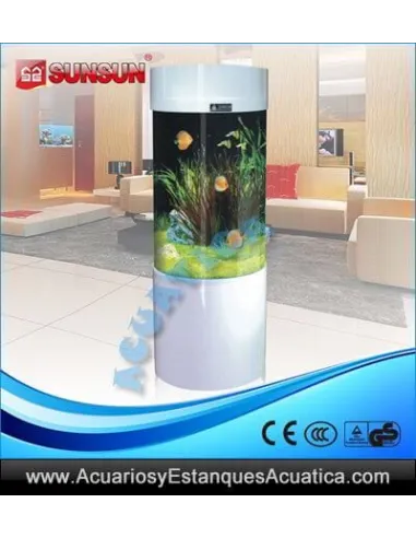 SUNSUN JY-400 100L TANQUE ACUARIO VERTICAL CIRCULAR